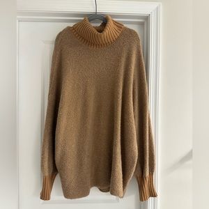 OFFLINE by Aerie Chillside Turtleneck Sweater - Cappuccino - XL